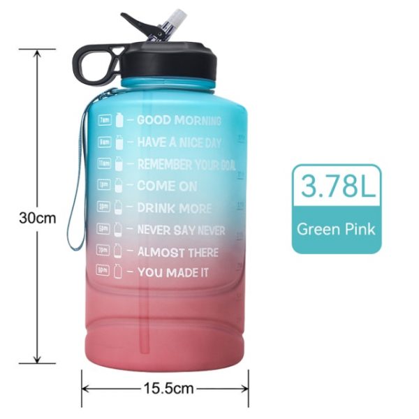 Bottle 3 78L 2 2L 1 3L 128oz Gallon Water Bottle with Straw Motivational Time Marker 10.jpg 640x640 10 - Gallon Water Bottle