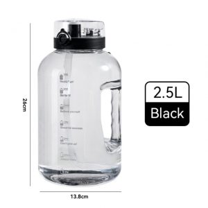 Bottle 3 78L 2 2L 1 3L 128oz Gallon Water Bottle with Straw Motivational Time Marker.jpg 640x640 - Gallon Water Bottle