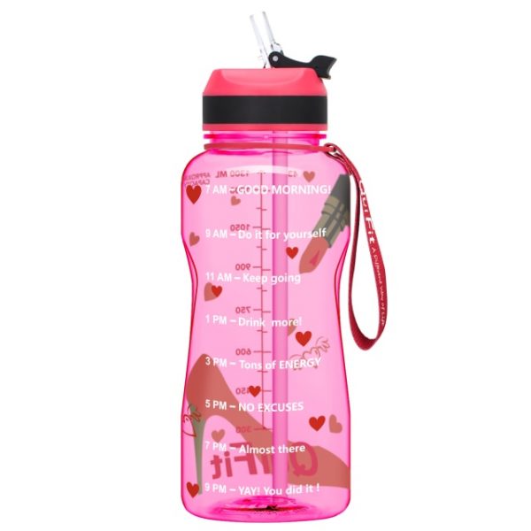 BuildLife 1 3L 2L Tritan Gallon Water Bottle With Straw Motivational Time Marker BPA Free Sports 10.jpg 640x640 10 - Gallon Water Bottle