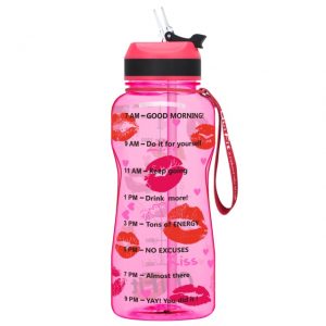 BuildLife 1 3L 2L Tritan Gallon Water Bottle With Straw Motivational Time Marker BPA Free Sports 7.jpg 640x640 7 - Gallon Water Bottle