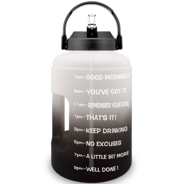 BuildLife Gallon Water Bottle with Straw Motivational Time Marker BPA Free Wide Mouth Leakproof Mobile Holder 6.jpg 640x640 6 - Gallon Water Bottle